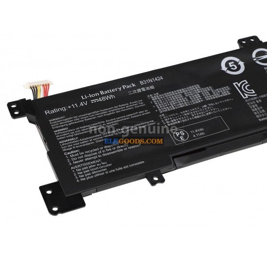 11.4V  48Wh  3 cells  Li-Polymer  Black