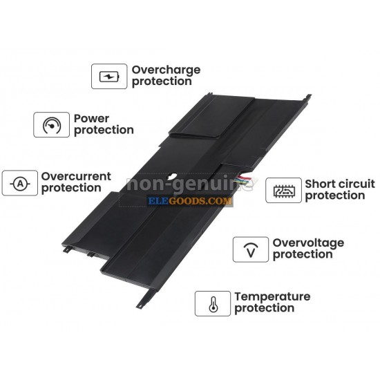 15.2V  50Wh  4 cells  Li-Polymer  Black