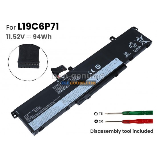 11.52V  94Wh  6 cells  Li-Polymer  Black